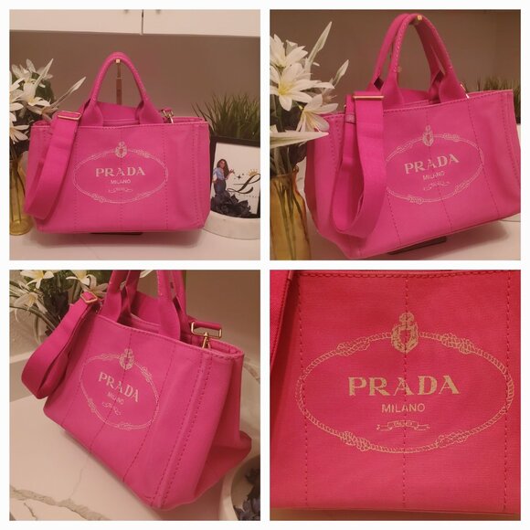 P2-Prada Canapa Tote - Picture 2 of 4